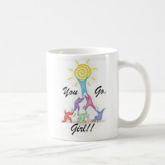 Você vai caneca da menina