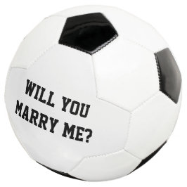 Você vai me casado? Bola de Futebol de Proposta de