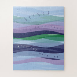 Você Vai Me Casado De Ondas Legal Quebra-cabeça