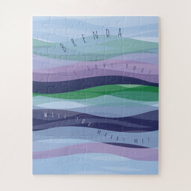 Você Vai Me Casado De Ondas Legal Quebra-cabeça (Vertical)