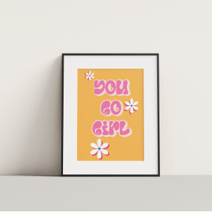 Você vai Poster de Motivação Colorida