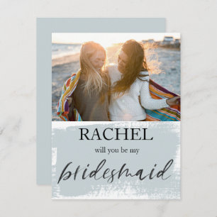 Você Vai Ser A Minha Bridesmaid Foto Moderna Azul