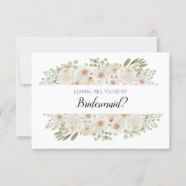 Você Vai Ser A Minha Colega De Bridesmaid White Fl