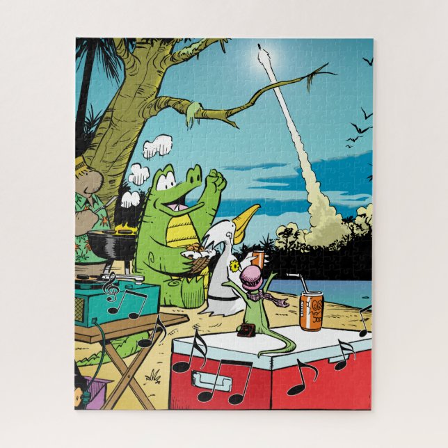 Voe-Me Para O Quebra-cabeça Da Lua (Vertical)