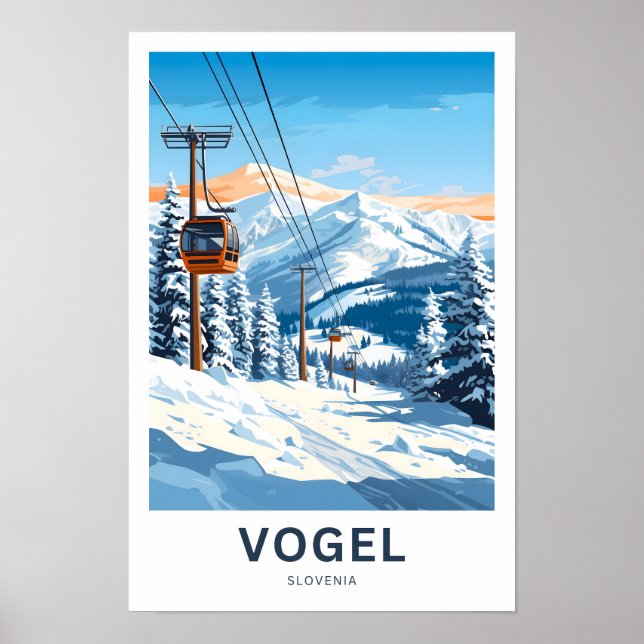 Vogel Eslovênia Viagem Impressão (Frente)
