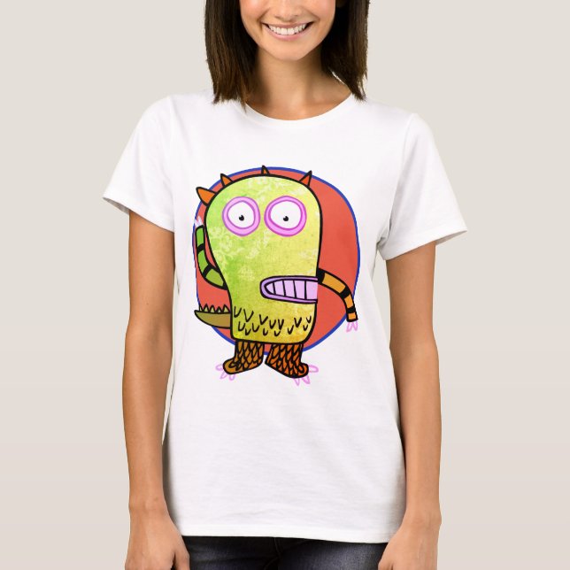 VOGUE MONSTER FELIZ MAIS T-Shirt COM NOME (Frente)