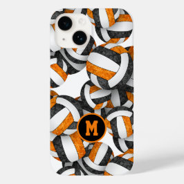 Vôlei de laranja preto