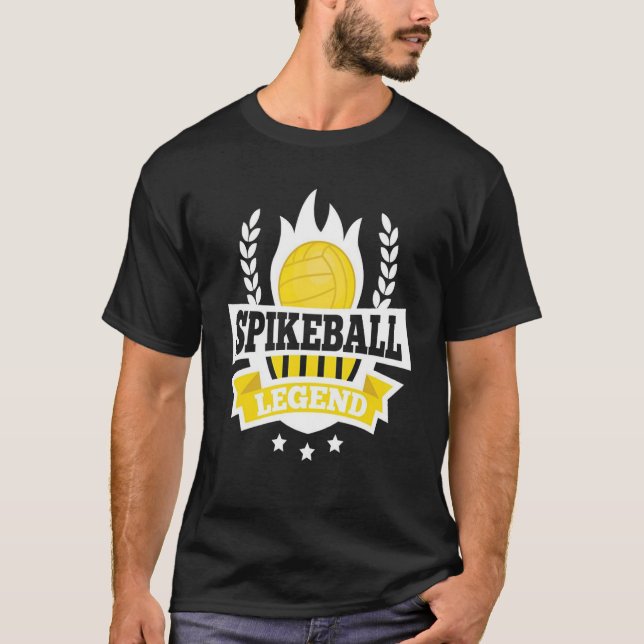 Voleibol gráfico T do jogador da legenda da camisa (Frente)
