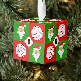 Volleybolas e Santa Clause Número Personalizado de