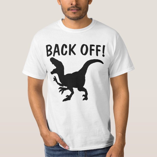 VOLTA! T-SHIRTS DE DINOSSAUR HOMENS (Frente)