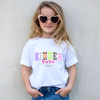 Voltar à Camiseta Varsity do Jardim de Infância da