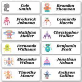 Voltar à Etiquetas de nome de Várias Escolas