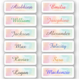 Voltar à Etiquetas de nome de Várias Escolas