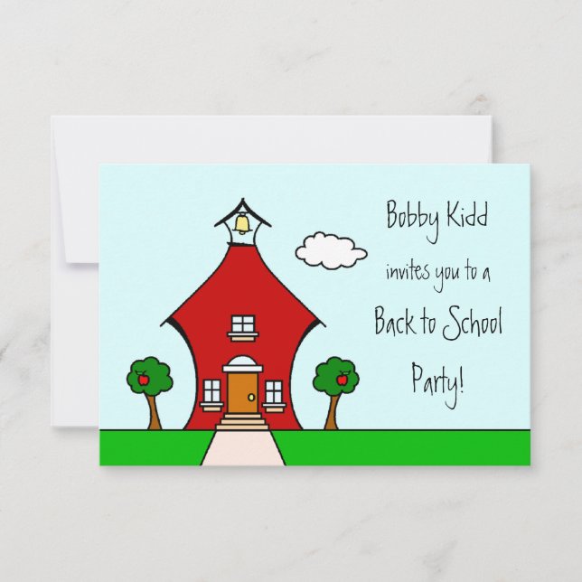 Voltar ao Convite para Festa Escolar (Frente)