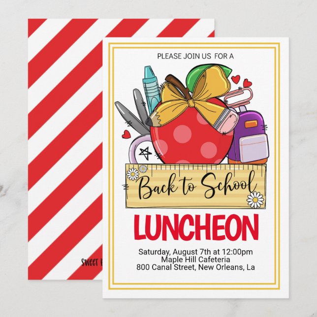 Voltar ao Convite para o Colégio (Frente/Verso)