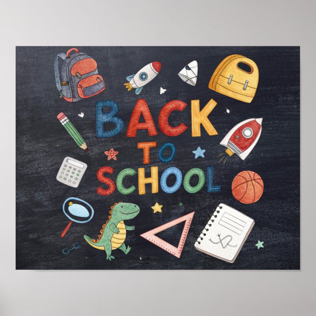 Voltar ao Sinal de Poster para Impressão na Escola (Frente)