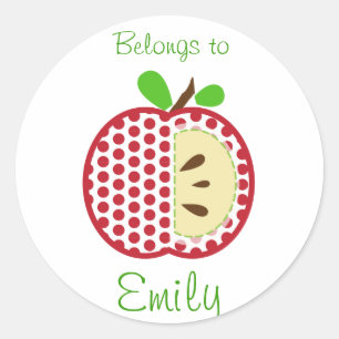 Voltar aos adesivos escolares (Pertence a)