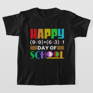Voltar às Camisetas de 100 Dias de Escola Design
