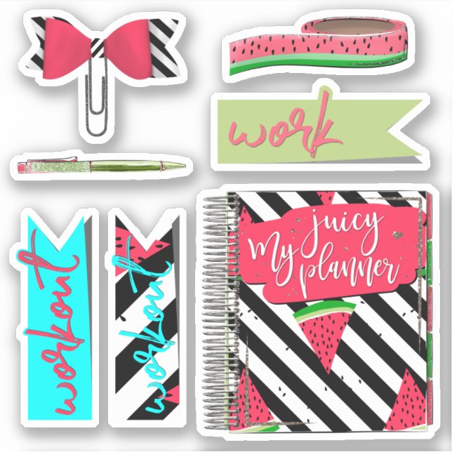 Volume de amor do planner 4, conjunto de adesivos (Frente)