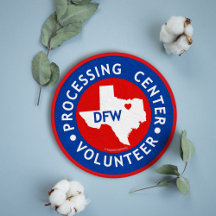 Voluntário do Centro de Processamento - DFW, TX Pa
