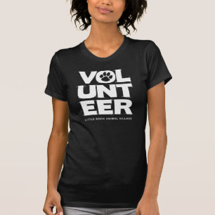 "Voluntário, t-shirt das senhoras de LRAV" (preto