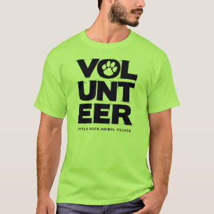 "Voluntário, t-shirt de LRAV" (verde limão)