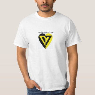 Voluntaryism é amor - t-shirt