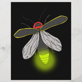 voo de inseto relâmpago aceso