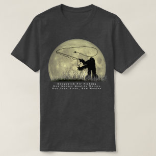 Voo de Sasquatch Pescar Camisa Novo México