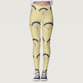 Voo de Sonho Aéreo: Leggings de Sussurros Eólicos