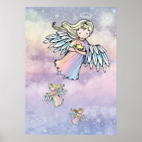 Voo do Anjo Poster por Molly Harrison