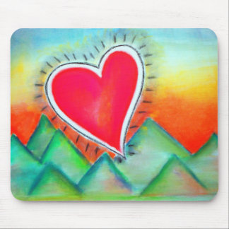 Vôo do coração Mousepad