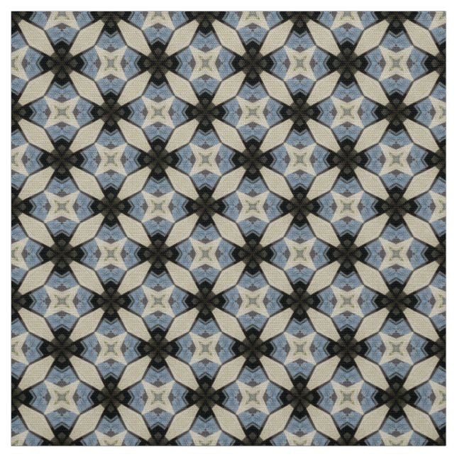 Voo Glitch2 no tecido estofado azul (Modelo)