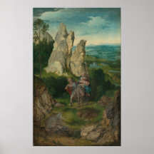 Voo para o Egito, Joachim Patinir Fine Art Poster