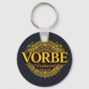 VORBE Fashion Signature Dourado Monograma Chaveiro