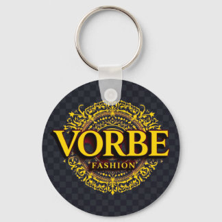 VORBE Fashion Signature Dourado Monograma Chaveiro