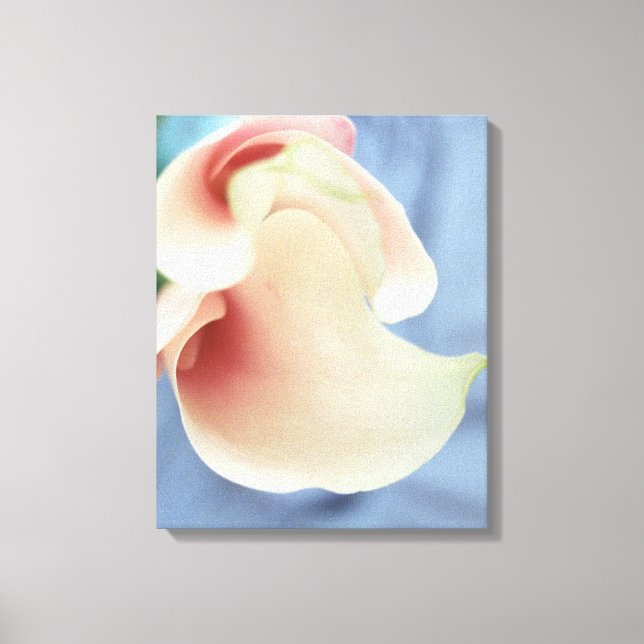 Vorex White Calla Lily Floral Canvas (Frente)
