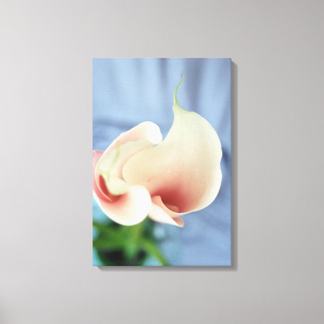 Vorex White Calla Lily Floral Canvas (Frente)