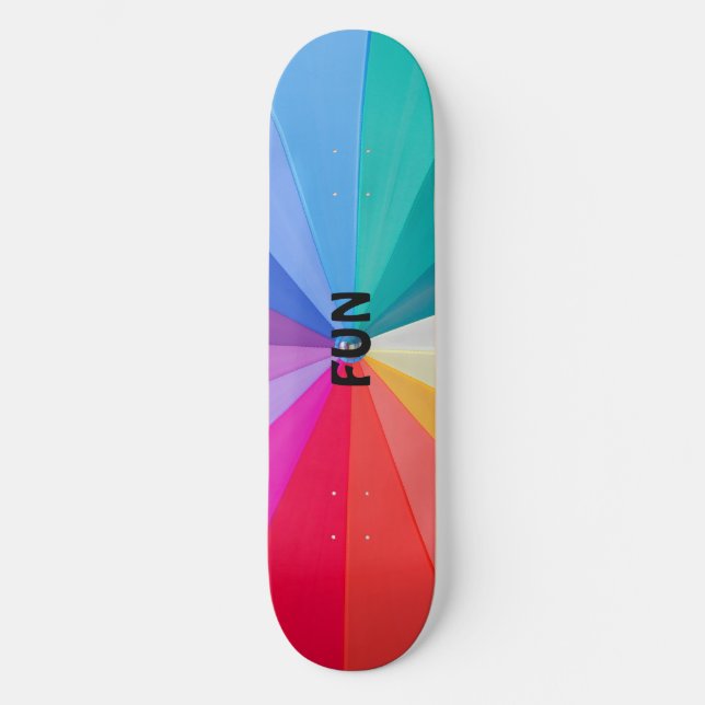 VORTEX DE CORES 8,5" SKATEBOARD (Frente)