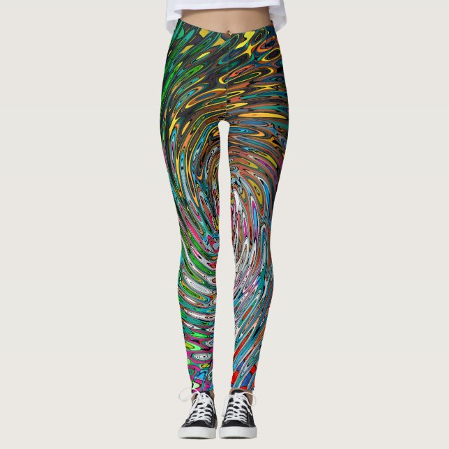 Vórtex de Leggings de Cores (Frente)