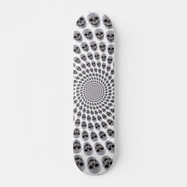 Vórtice de Caveira: Skateboard (Frente)