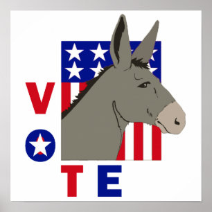 VOTAÇÃO DEMOCRAT DONKEY Poster