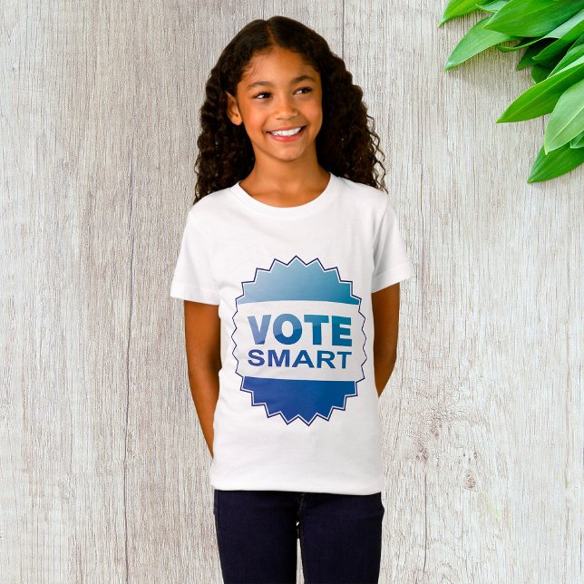 Votação Inteligente Meninas Eleitorais T-Shirt (Criador carregado)