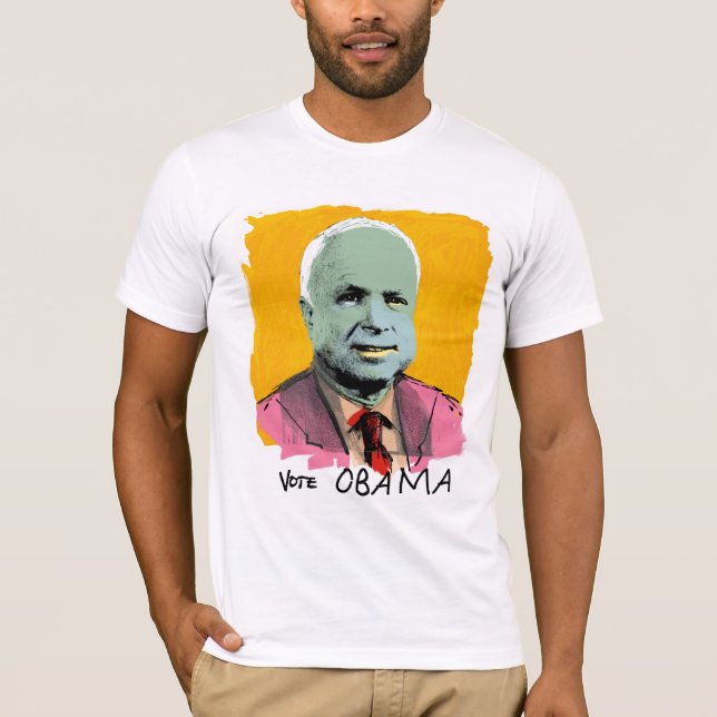 VOTAÇÃO OBAMA Bella Canvas T-Shirt (Frente)