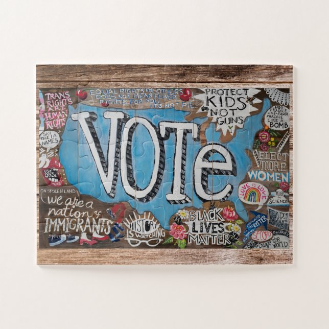 VOTAÇÃO quebra-cabeça FÁCIL (Horizontal)