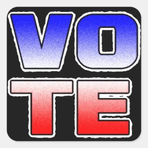 Votar adesivos políticos eleitorais