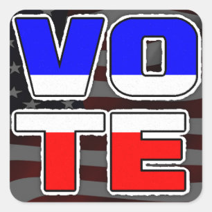 Votar adesivos políticos eleitorais