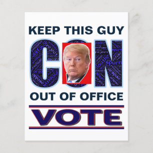 Votar Blue Resist 2024 Folhetos Presidenciais