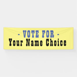 Votar na faixa do candidato a eleição