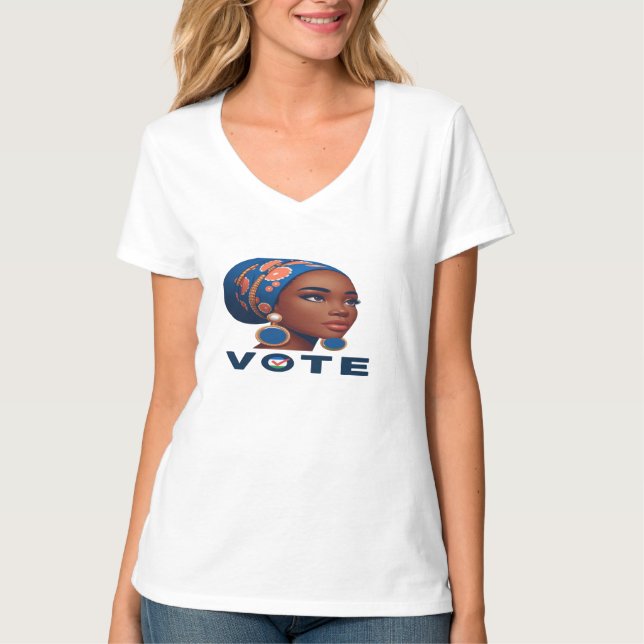 votar não desperdice seu direito T-Shirt (Frente)